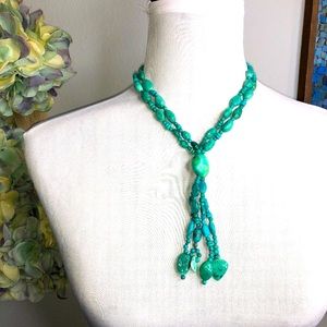 Vintage Beaded Authentic Turquoise Chocker Necklace
